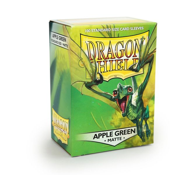 Dragon Shield - Apple Green - Matte Sleeves - Standard Size (100)