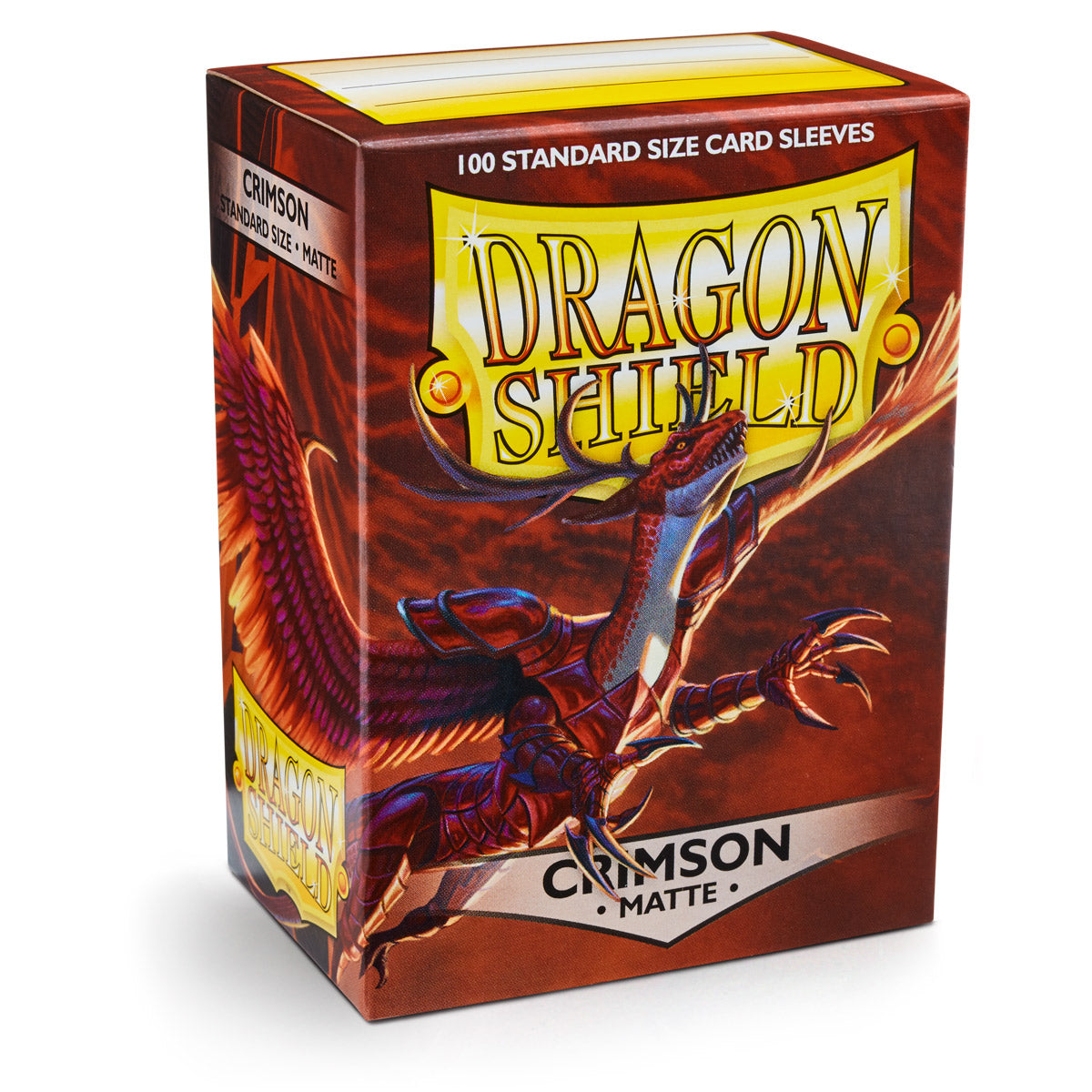 Dragon Shield - Crimson - Matte Sleeves - Standard Size (100)