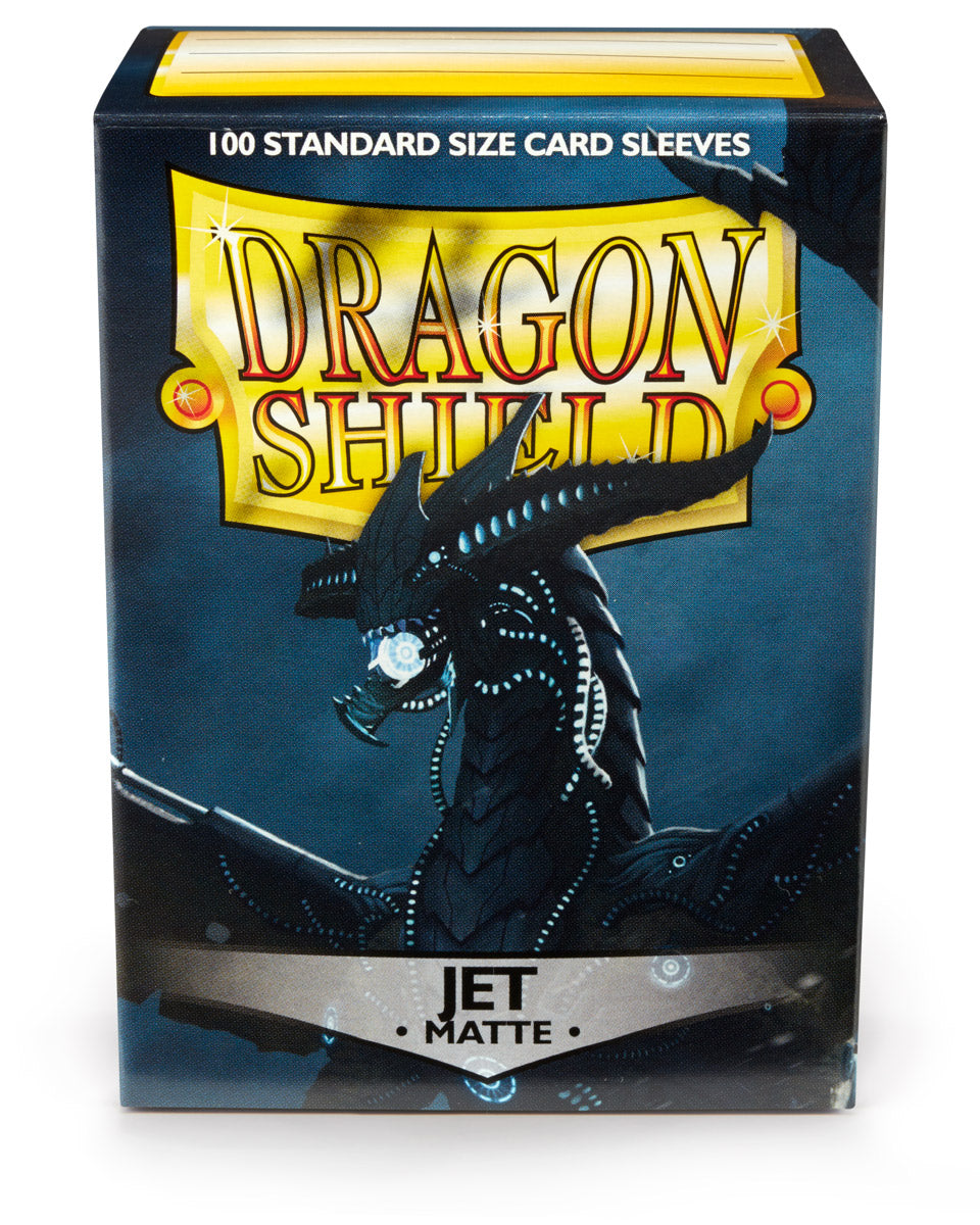 Dragon Shield: Matte – Jet (100 Sleeves) - Standard Size