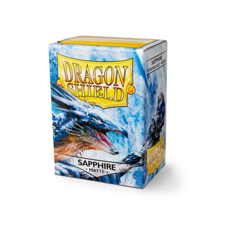 Dragon Shield: Matte Sapphire (100 Sleeves) - Standard Size