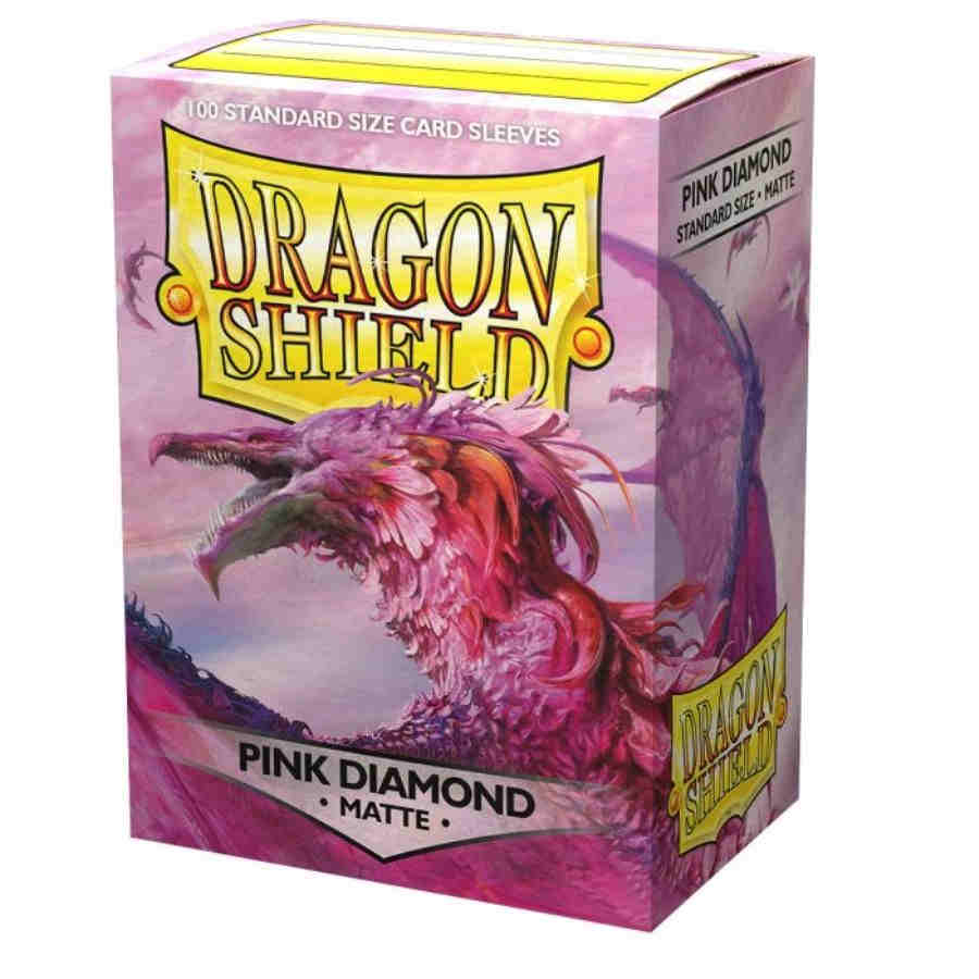 Dragon Shield: Matte – Pink Diamond (100 Sleeves) - Standard Size