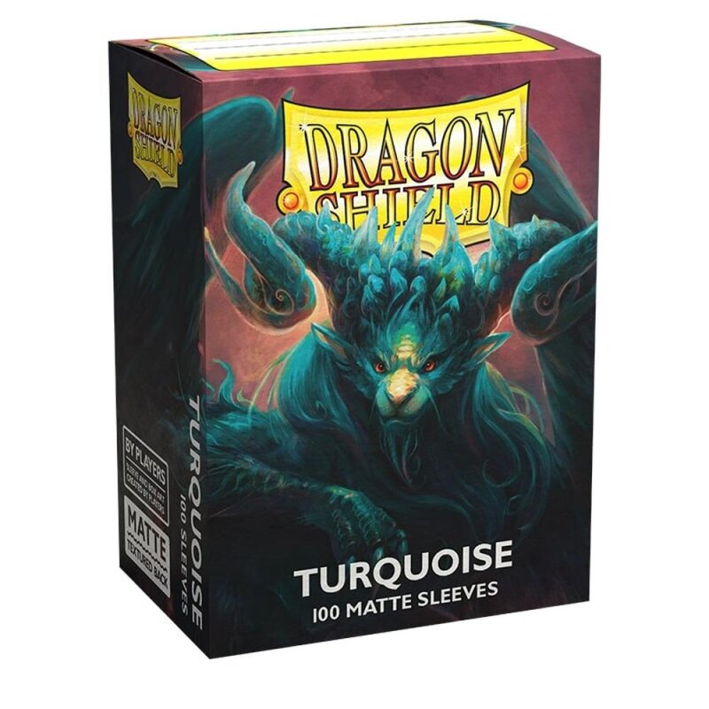Dragon Shield: Matte – Player's Choice: Turquoise (100 Sleeves) - Standard Size