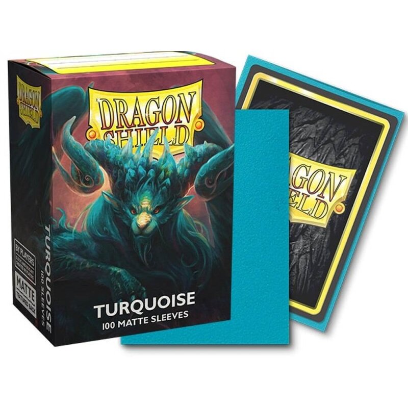 Dragon Shield: Matte – Player's Choice: Turquoise (100 Sleeves) - Standard Size