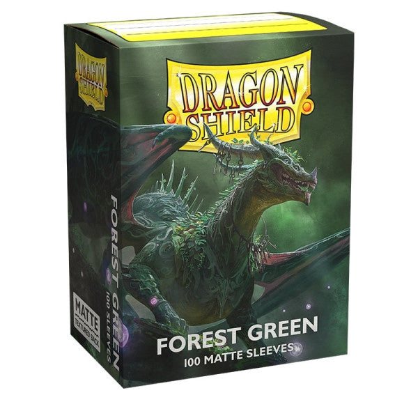 Dragon Shield: Matte – Forest Green (100) - Standard Size