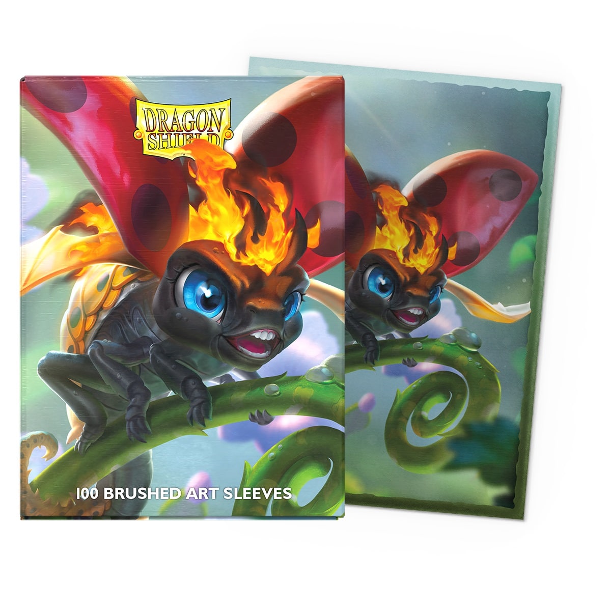 Dragon Shield: Brushed Art – The Burnbug (100 Sleeves) - Standard Size