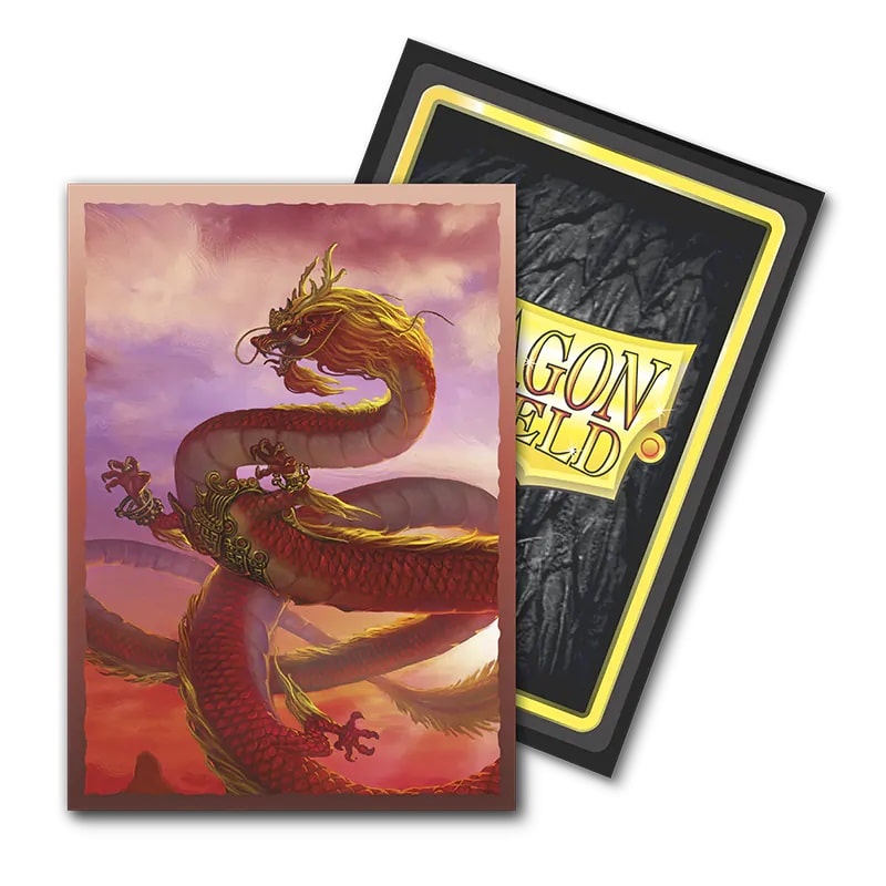 Dragon Shield: Dual Art Year of the Dragon 2024 Wood Dragon (100 Sleeves) - Standard Size