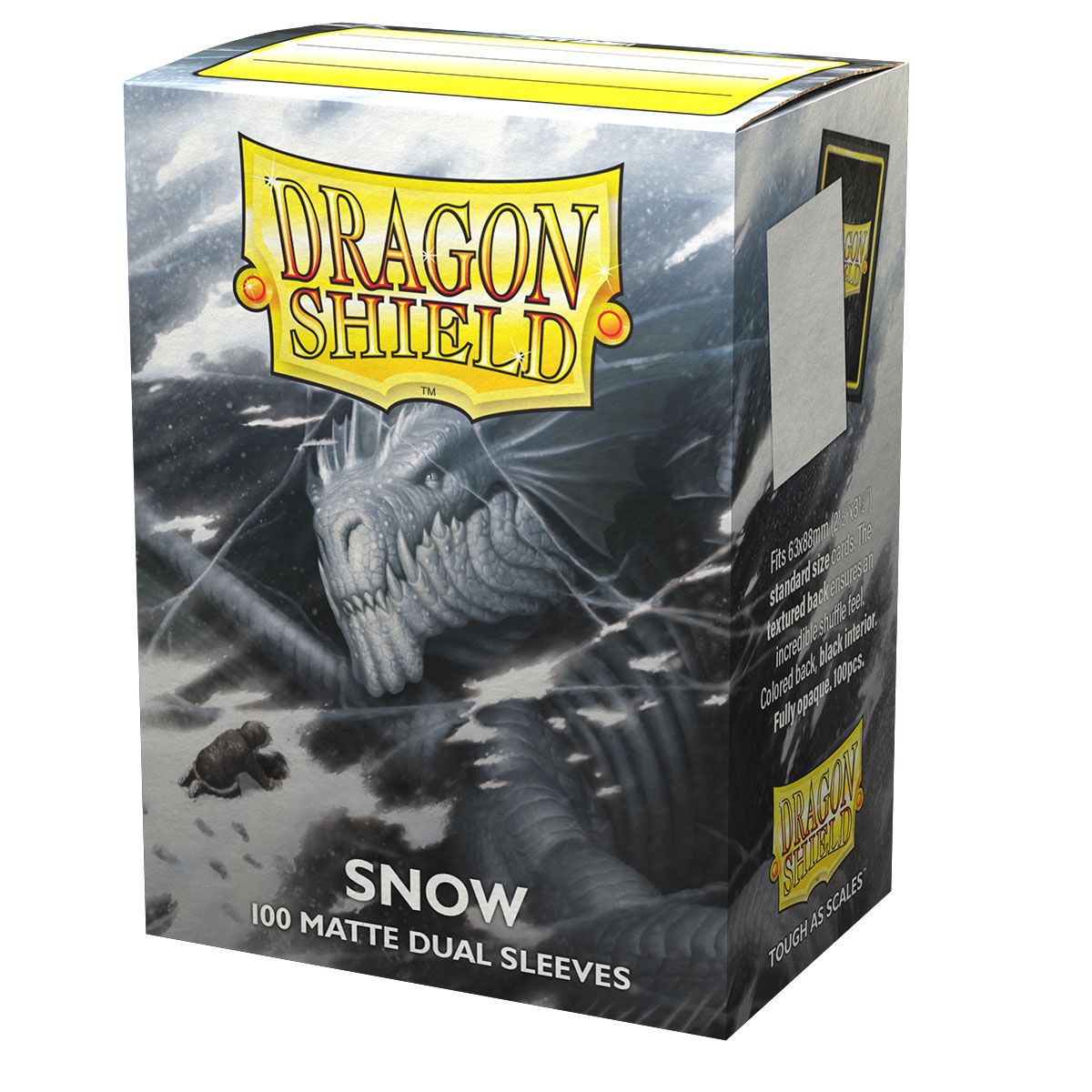 Dragon Shield: Matte – Dual Snow (100 Sleeves) - Standard Size