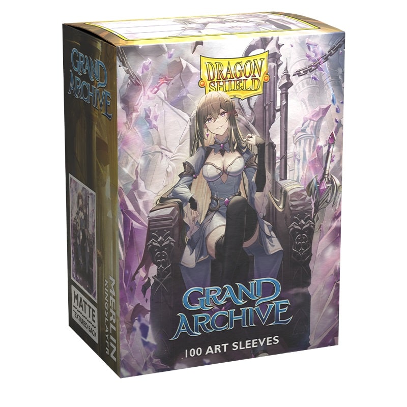 Dragon Shield: Matte Art - Grand Archive: Merlin, Kingslayer (100 Sleeves) - Standard Size