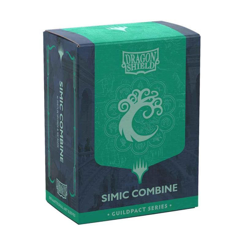 Dragon Shield - Guildpact Series: Simic Combine - Matte Dual Art Sleeves - Standard Size (100)
