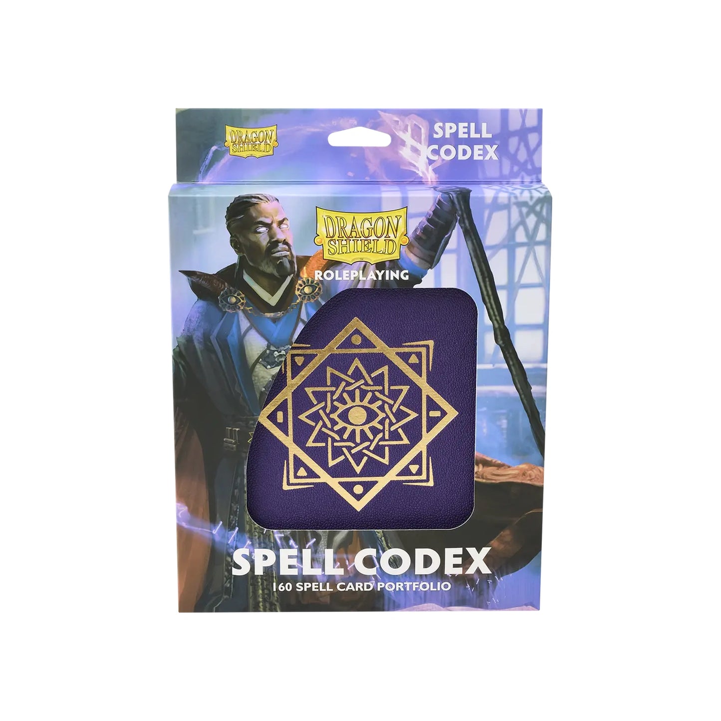 Dragon Shield - Spell Codex - Arcane Purple