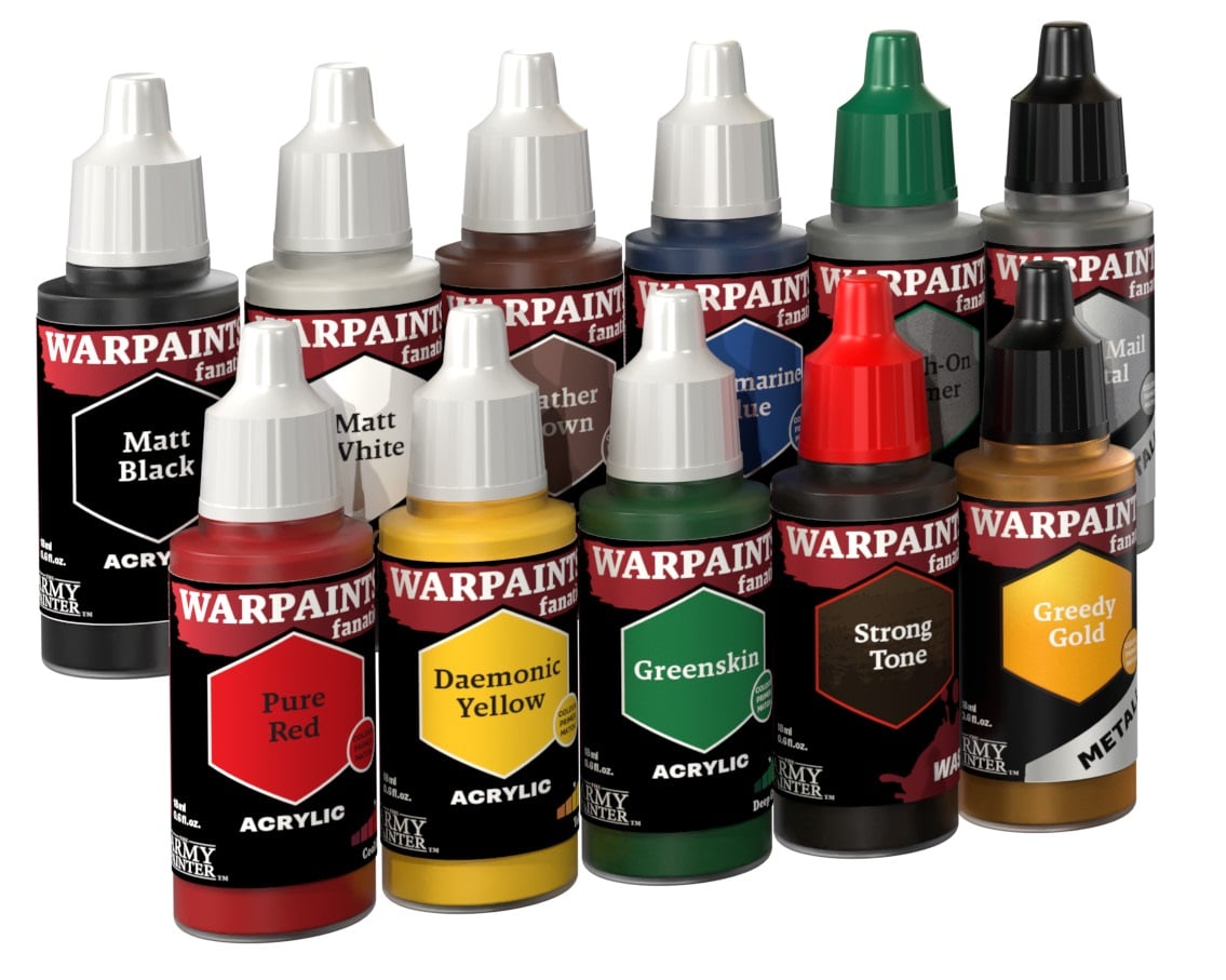 The Army Painter: Warpaints Fanatic - Starter Set (11 x 18ml)