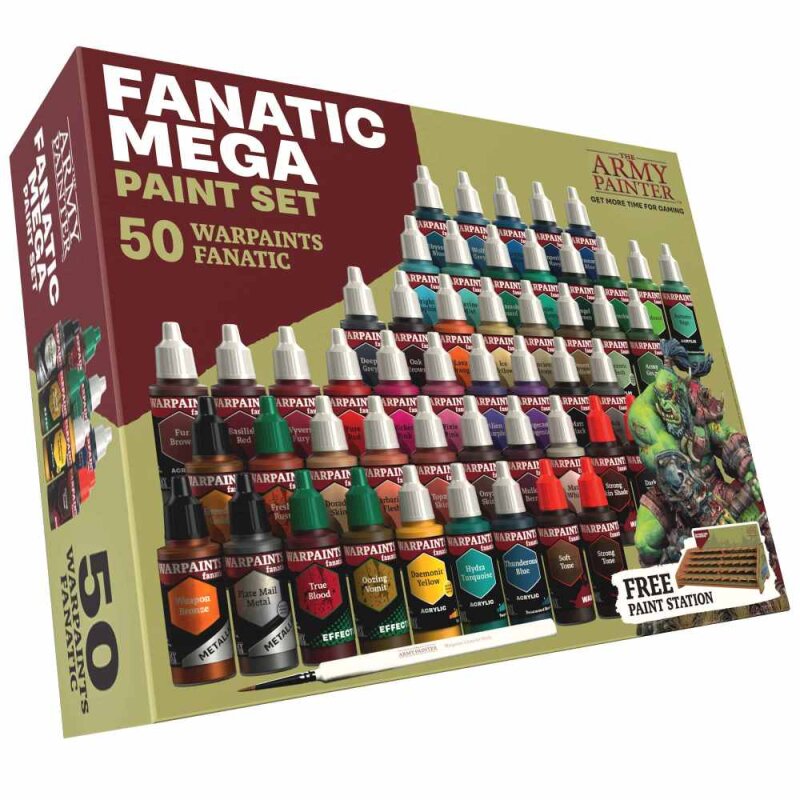 The Army Painter: Warpaints Fanatic - Mega Paint Set (50 x 18ml)