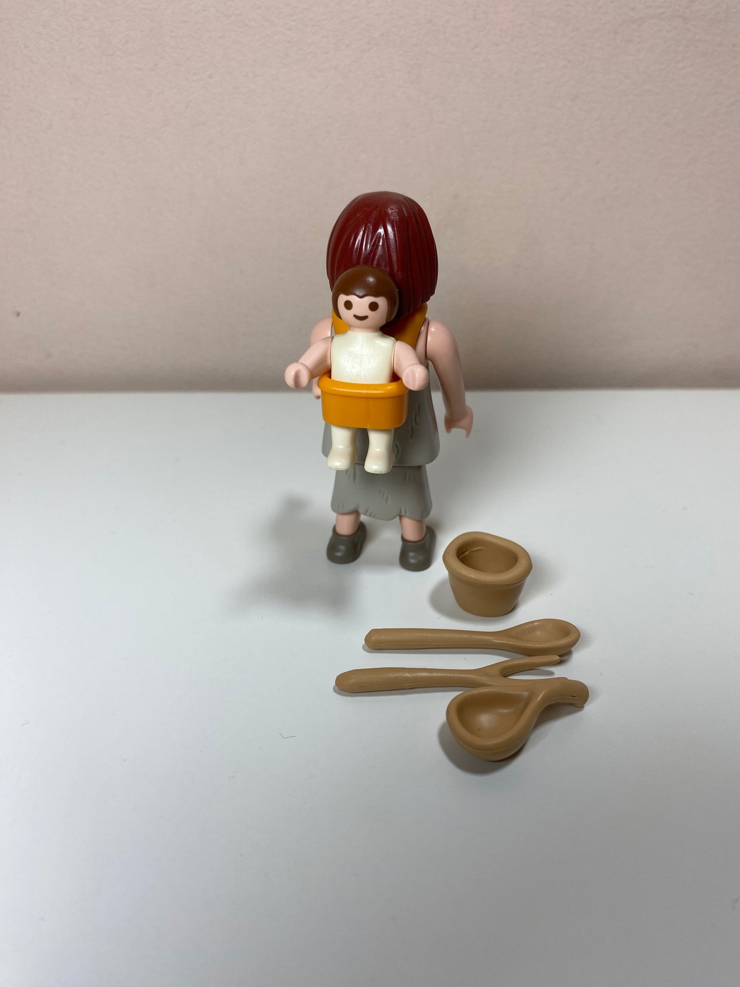 Playmobil Steinzeit Mama mit Baby und Zubehör Serie 1 (5204) - Figur - 0474