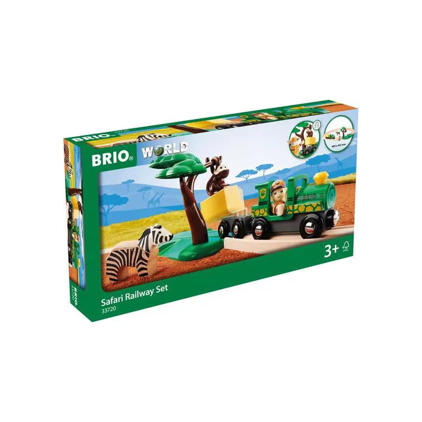 BRIO World - 33720 - Safari Bahn Set