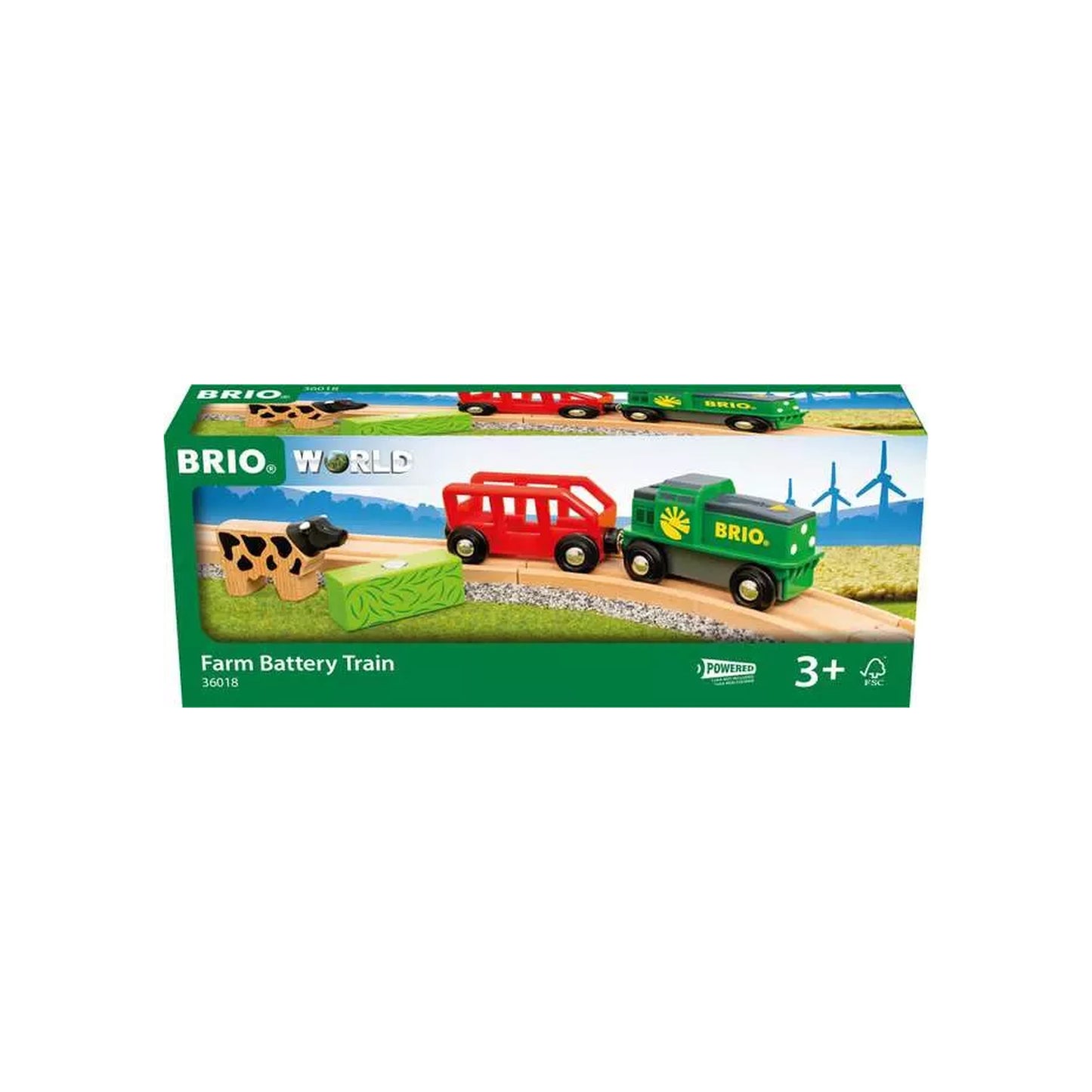 BRIO World - 36018 - Bauernhof-Batterie-Zug