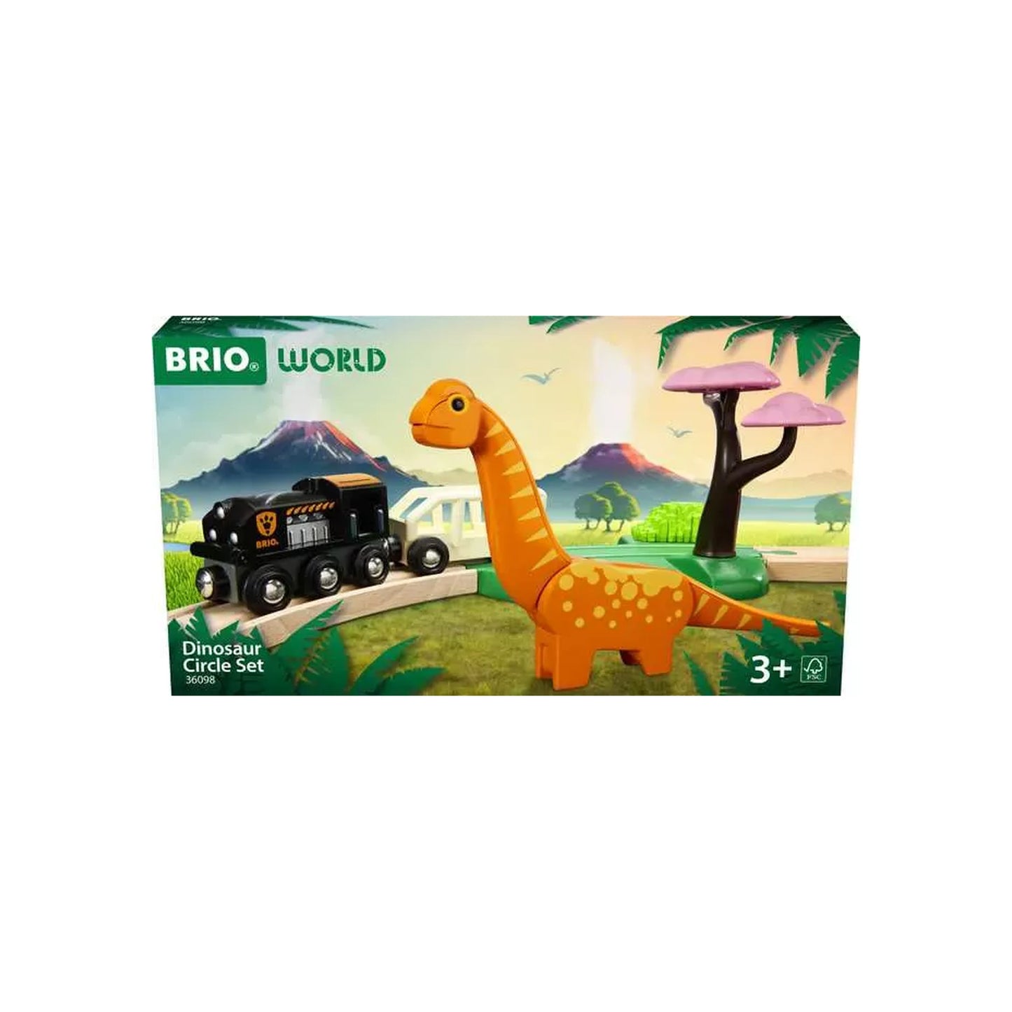BRIO World - 36098 - Dinosaurier Bahn Set