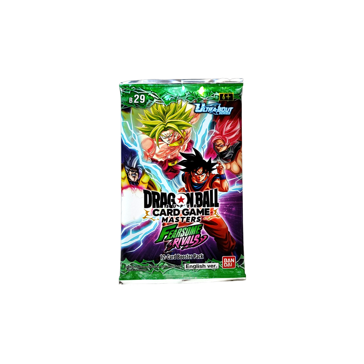 DragonBall Super Card Game - Zenkai New Series Set 2 Fearsome Rivals (B29) - 1 Booster Pack - Englisch