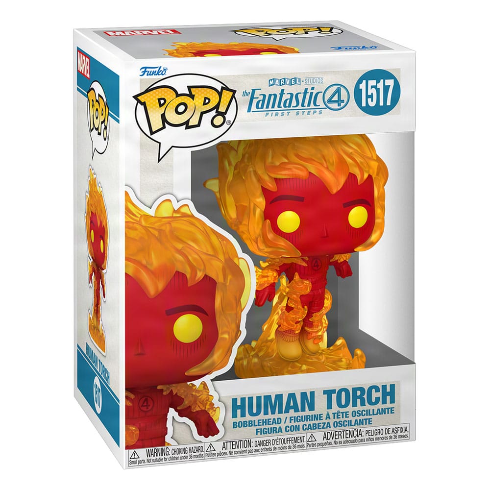 Funko POP! - Marvel The Fantastic Four: First Steps - Human Torch - 9 cm