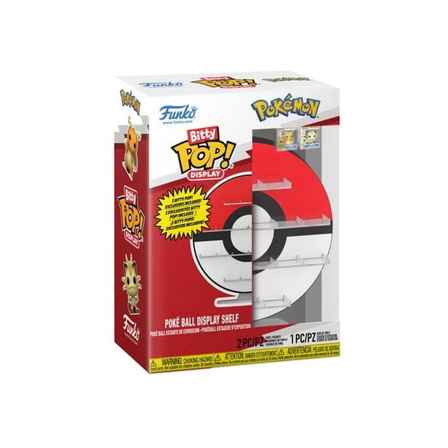 Funko Bitty POP! - Pokémon - Poké Ball Display Shelf *inkl. 2 Bitty POP! Figuren*