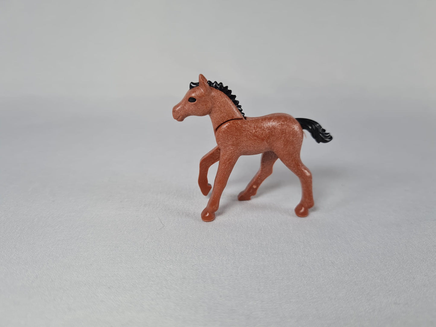 Playmobil Pony Fohlen braun mit schwarzer Mähne-Ersatzteil-Bauernhof-Reiterhof