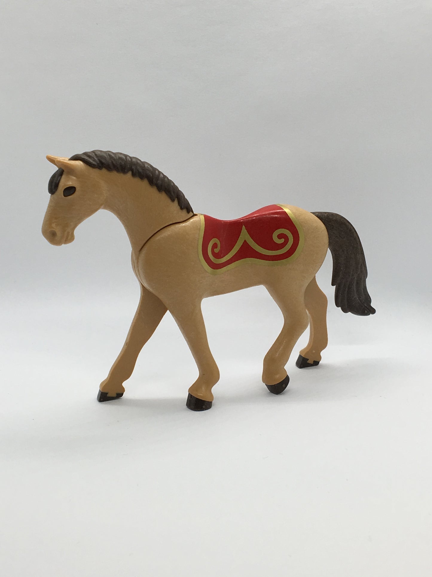 Playmobil Pferd - beige mit brauner Mähne - C0579