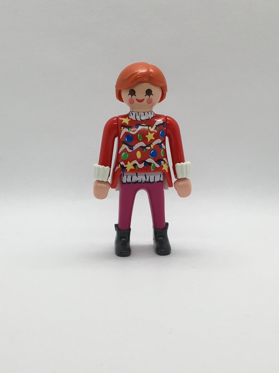 Playmobil Frau mit Weihnachtsoutfit - Figur - C2391