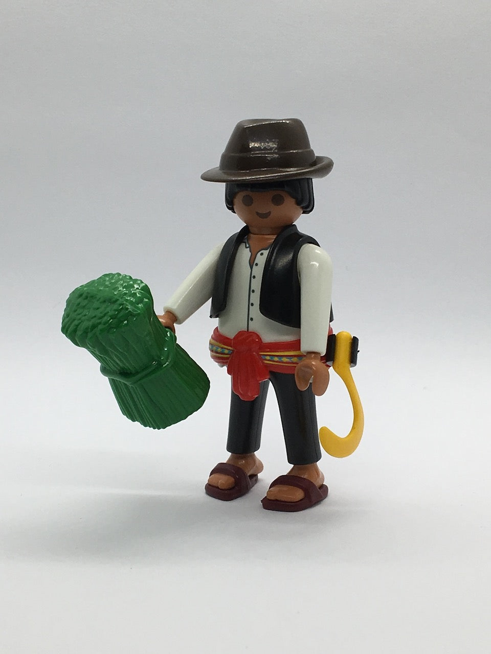 Playmobil Andischer Bauer mit sichel und Heu - Figur - Serie 27 - C2914