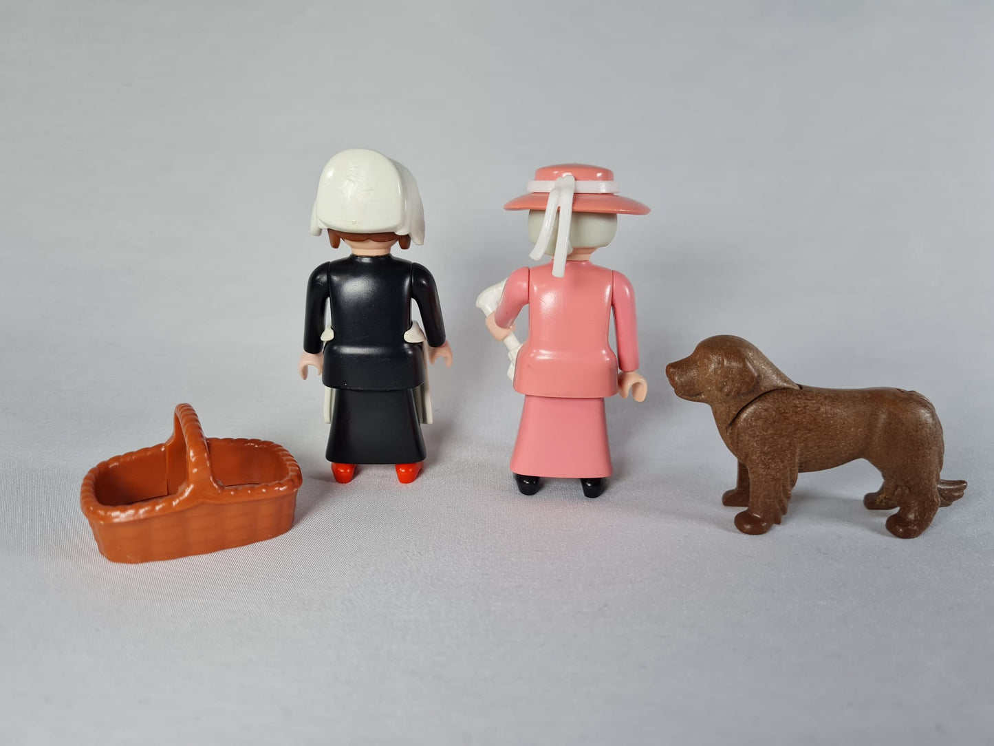 Playmobil Dame mit Magd und Hund (5500) - Nostalgie - 0442