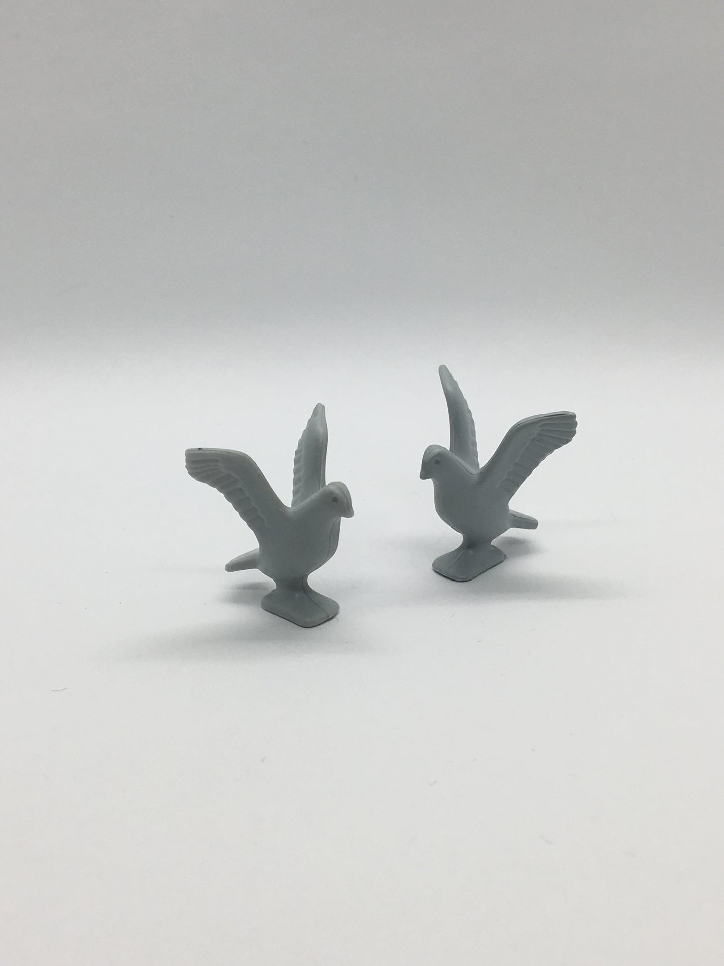 Playmobil 2x Tauben - hell grau - C1582