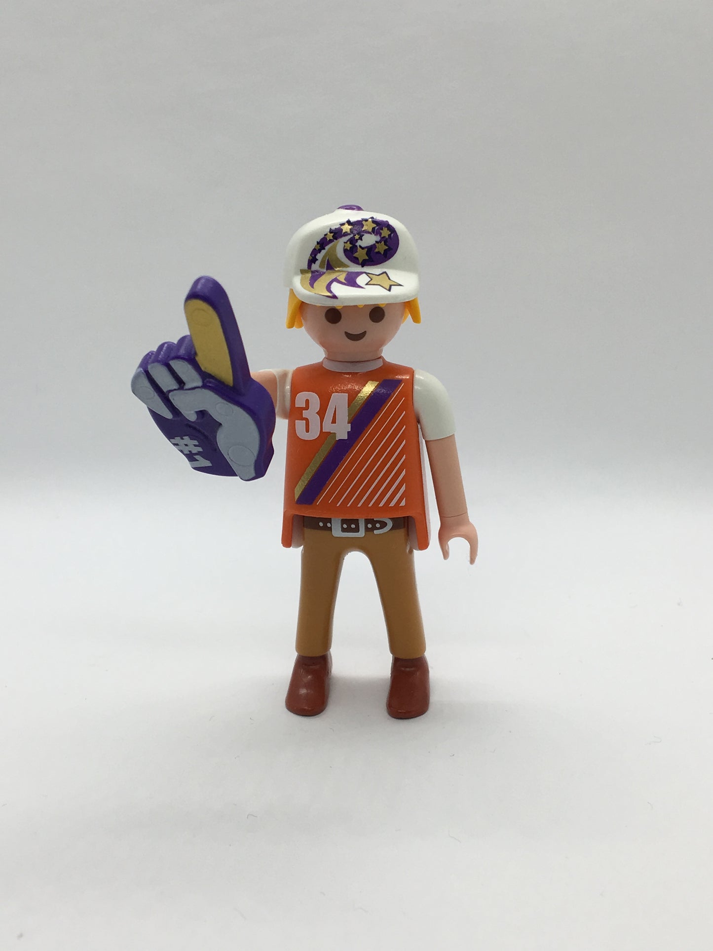 Playmobil Mann mit Cappy - Fan Figur - 9344