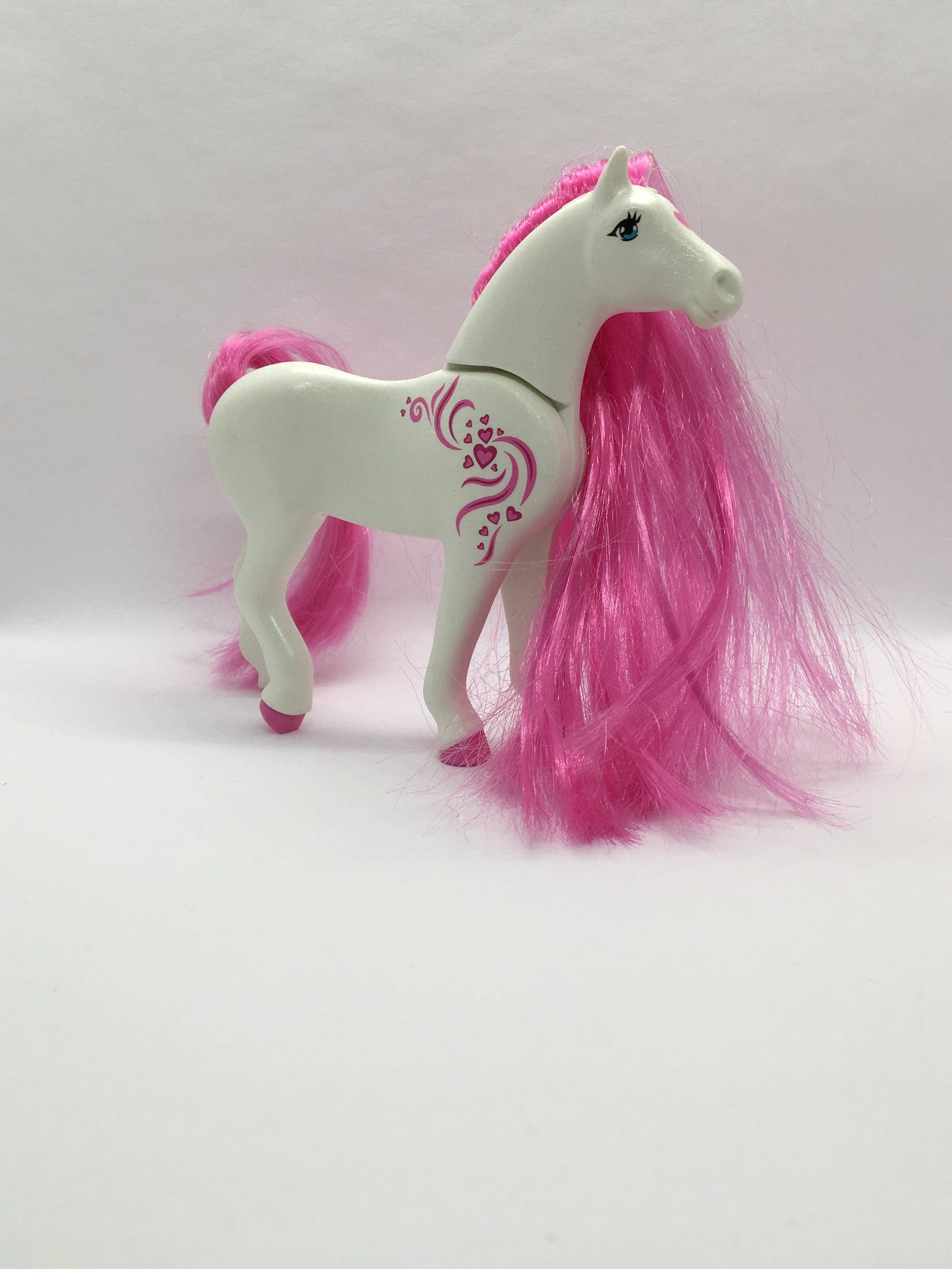 Playmobil Pferd - mit langer pinker Mähne - Tier - C1946