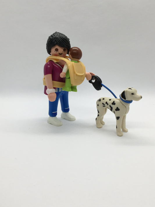 Playmobil Mutter mit Baby und Hund - 9203