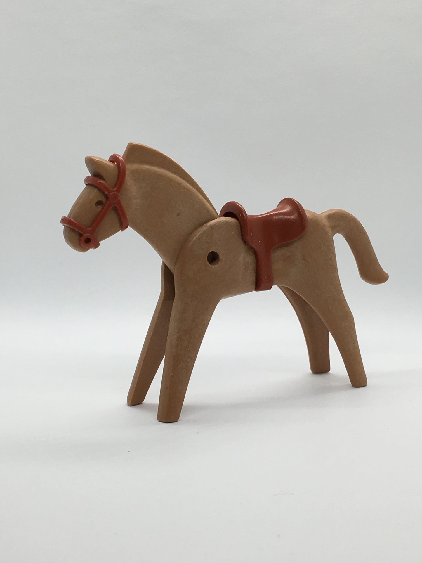 Playmobil Pferd mit Sattel und Zaumzeug - braun - C2490