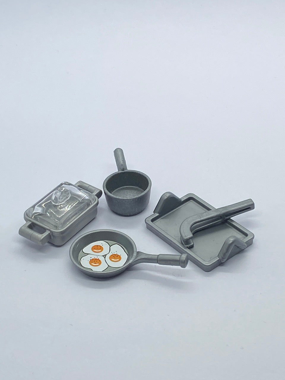 Playmobil Küchenzubehör - Topf - Bräter - Tablett - Pfanne - 9827