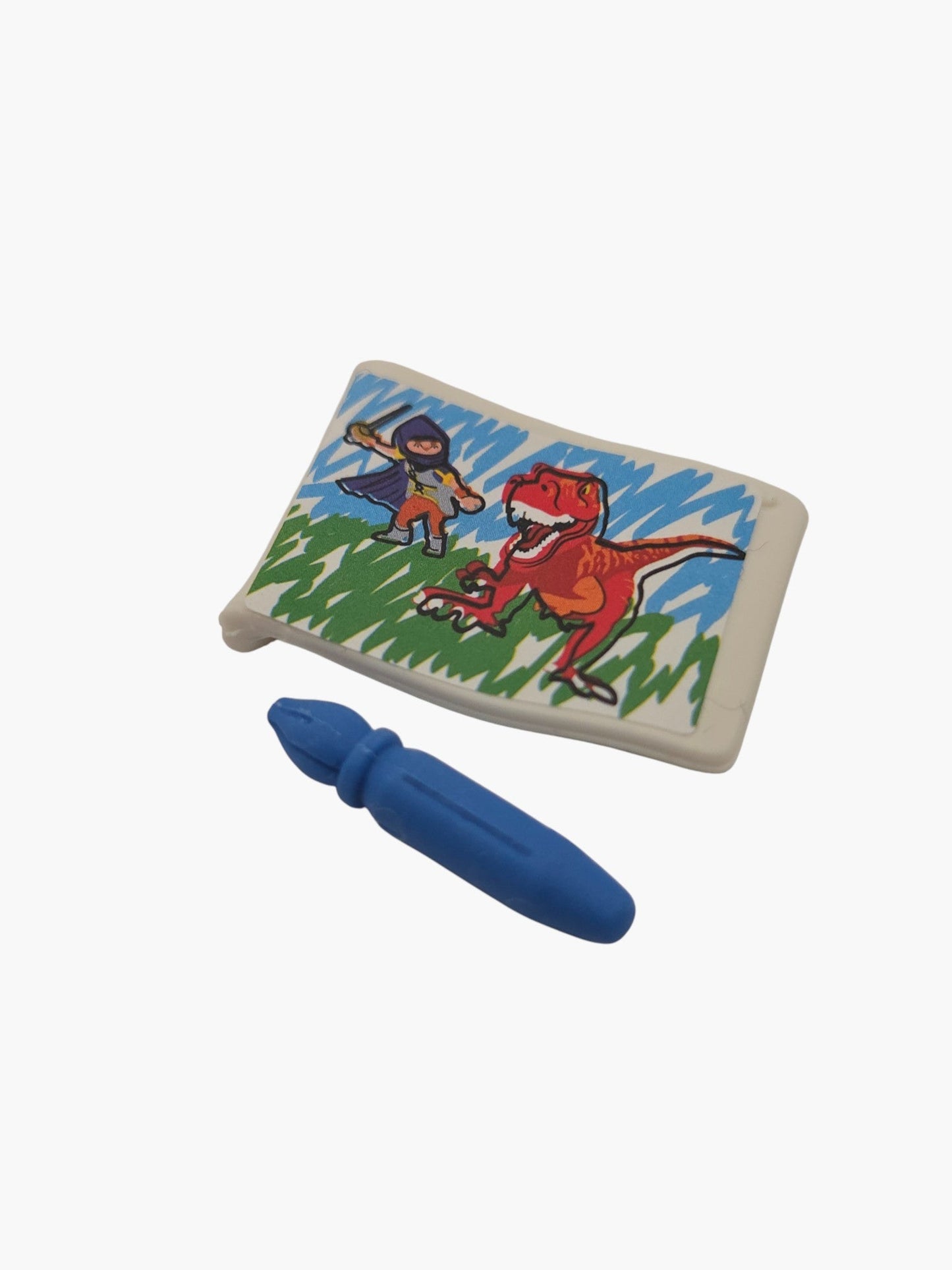 Playmobil gemaltes Kinderbild mit Pinsel - N1372