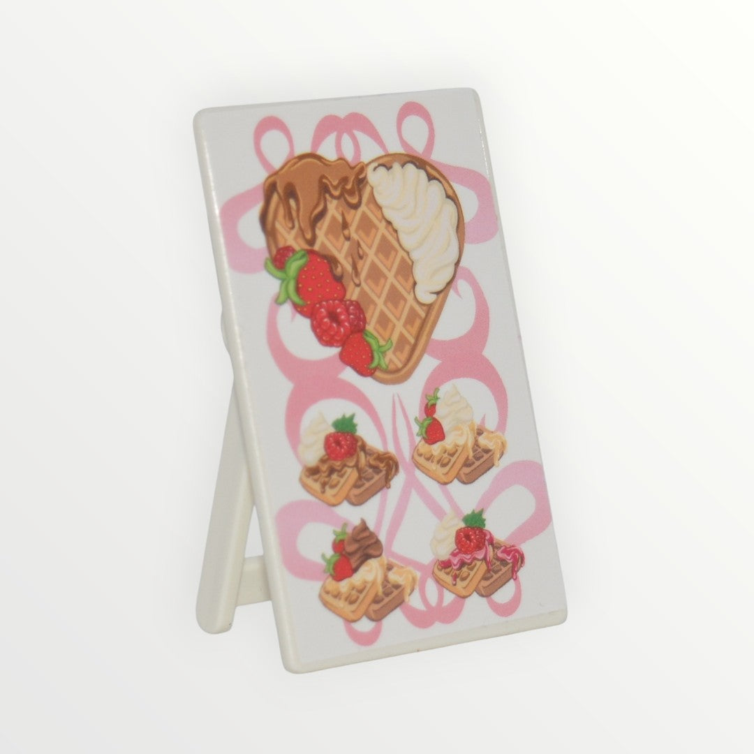 Playmobil Schild - Kundenstopper - Waffeln - P0374