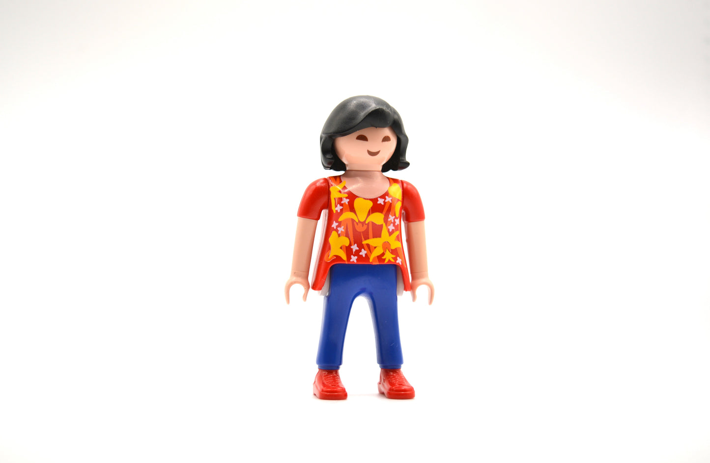 Playmobil Frau mit Blumenprint - Figur - P0653