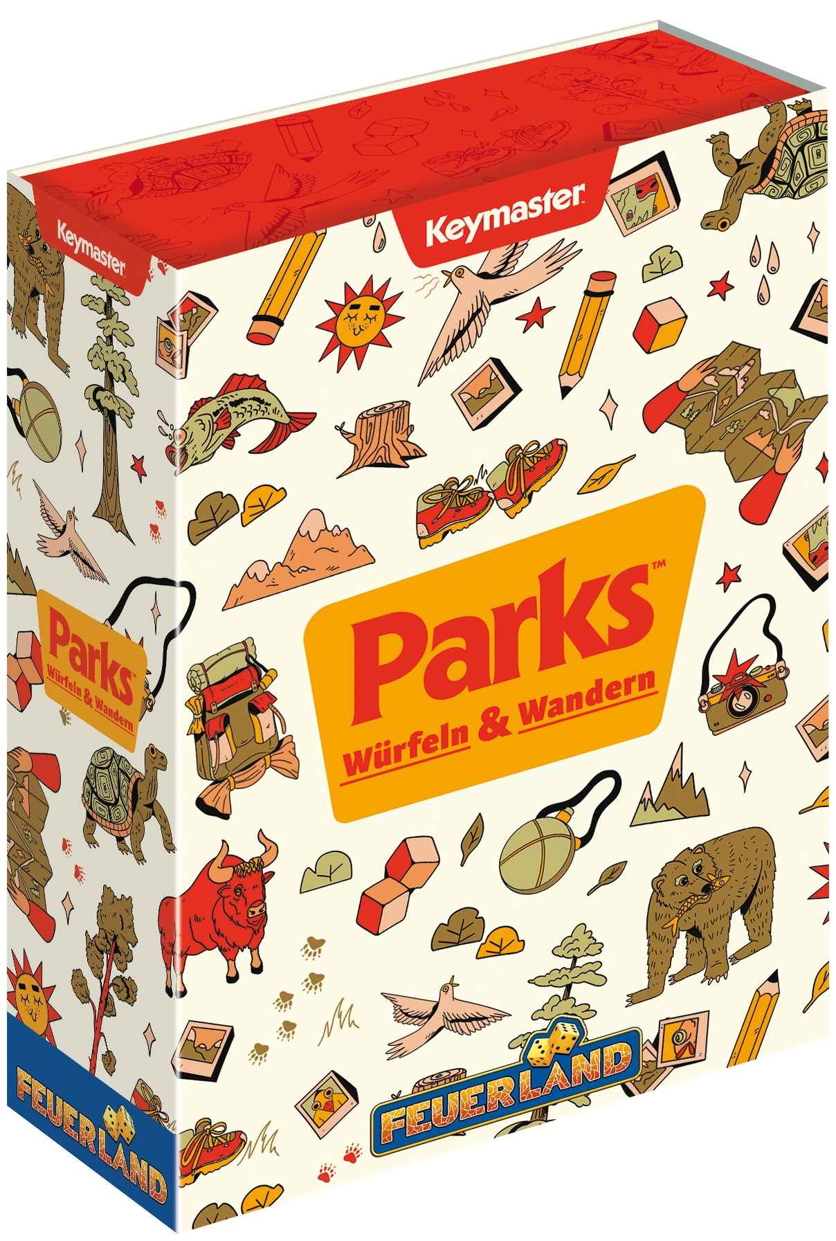 Feuerland - Keymaster - Parks:Würfeln & Wandern