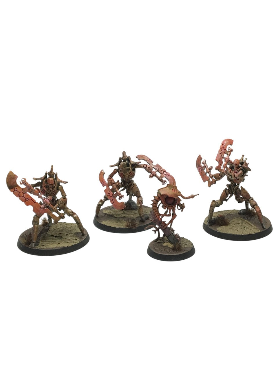 Necrons - 3x Skorpekh Destroyers - gut bemalt