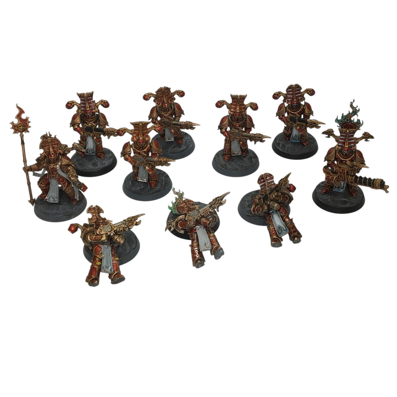 Thousand Sons - 10x Rubric Marines - gut bemalt