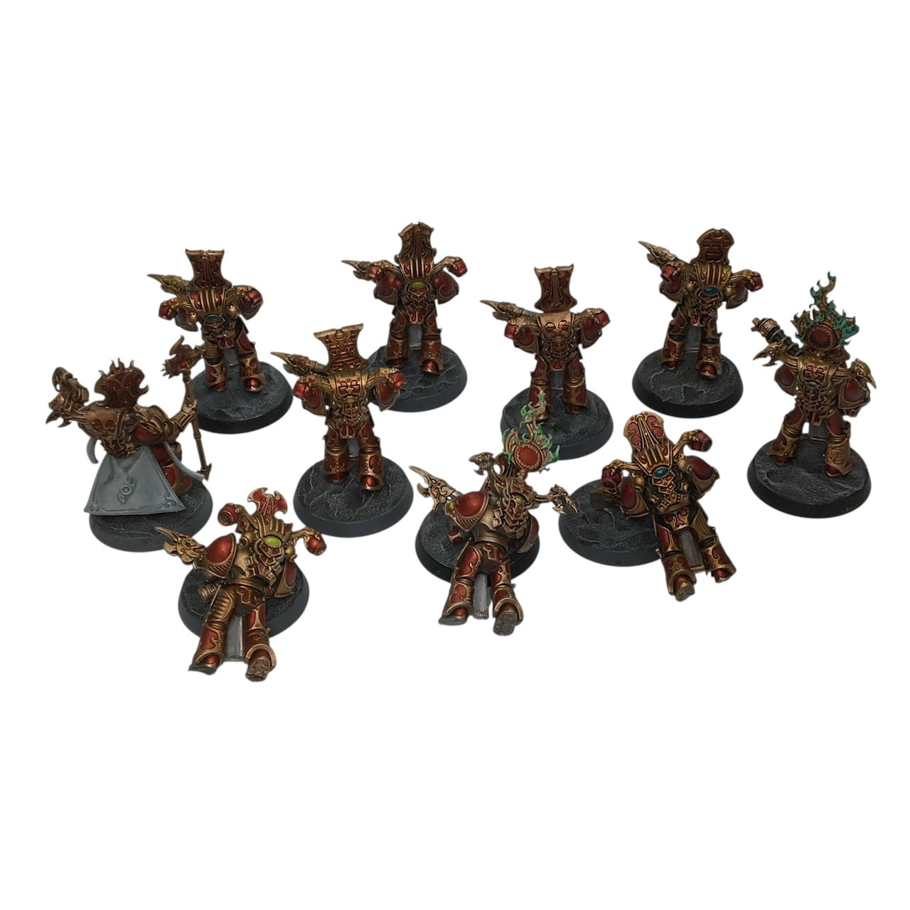 Thousand Sons - 10x Rubric Marines - gut bemalt
