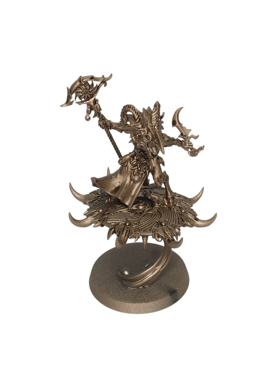Thousand Sons - 1x Tzaangor Shaman - grundiert