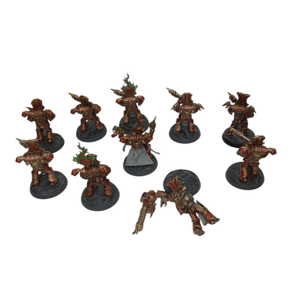 Thousand Sons - 10x Rubric Marines - gut bemalt