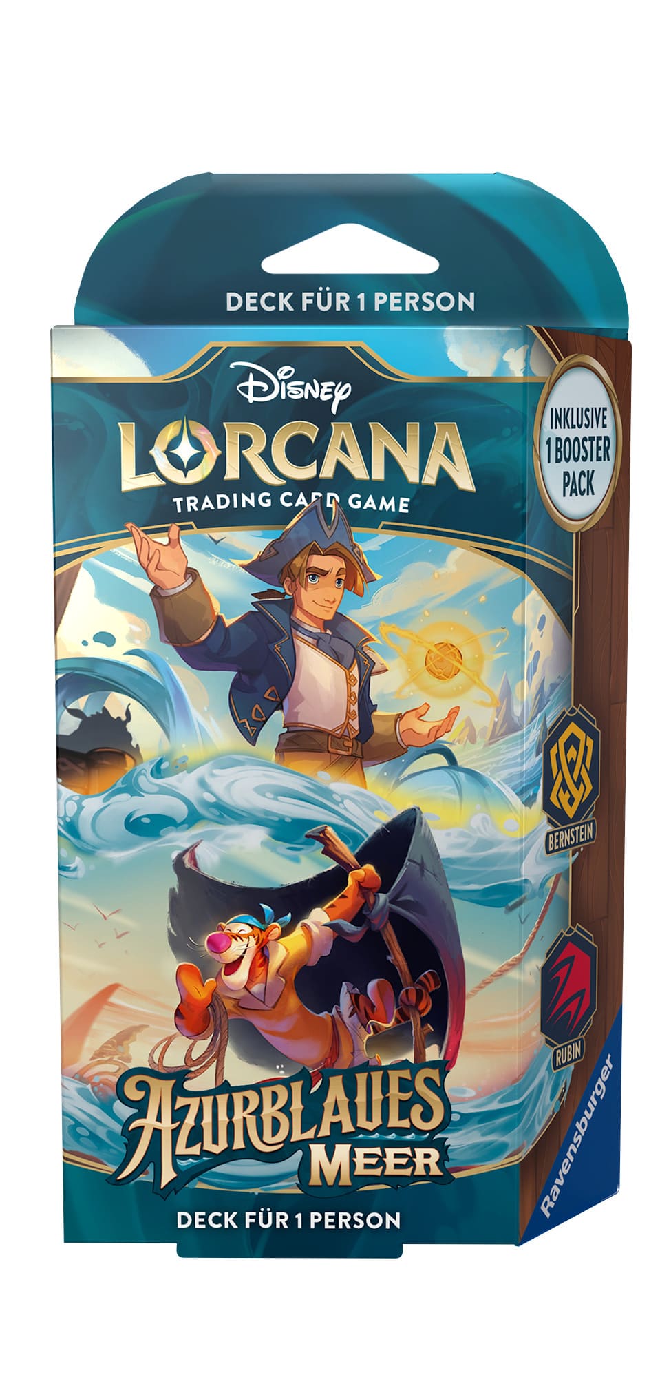 Disney Lorcana TCG - Azurblaues Meer - Starter Deck - Amethyst Rubin - DE