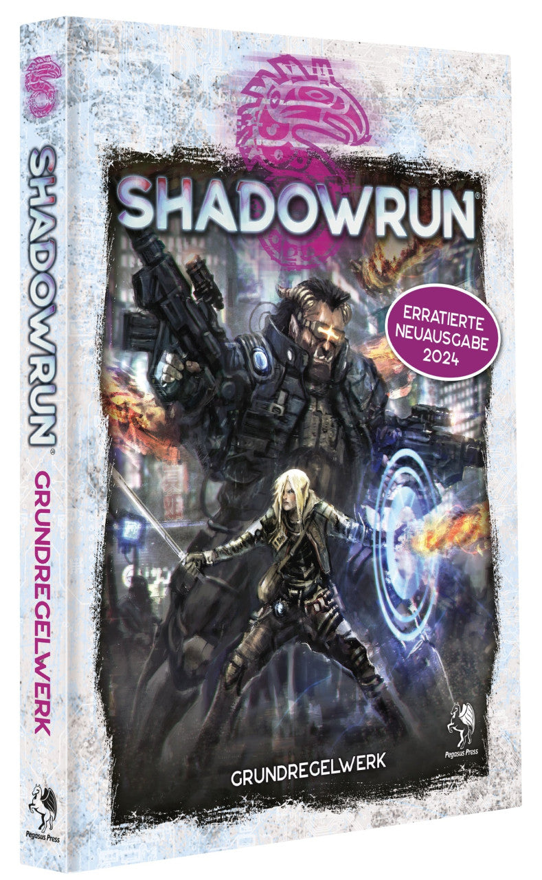 Shadowrun 6. Edition Grundregelwerk *** erratierte Neuauflage (Softcover) - Pegasus