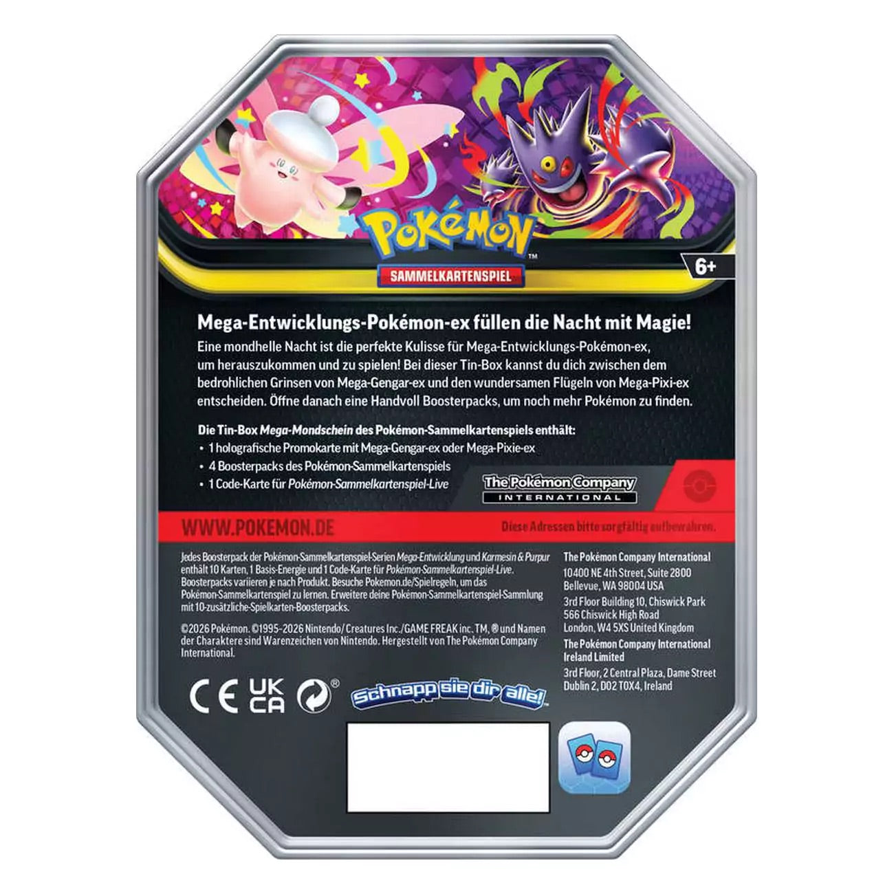 Pokemon TCG - TIN #129 Mega-Pixi - Deutsch - jetzt vorbestellen!