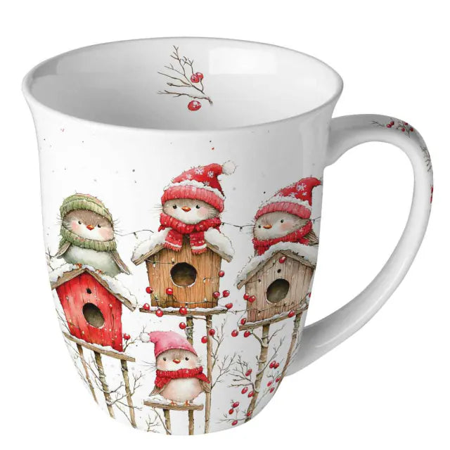 Ambiente -Tasse 0.4L -Birdhouse quartet