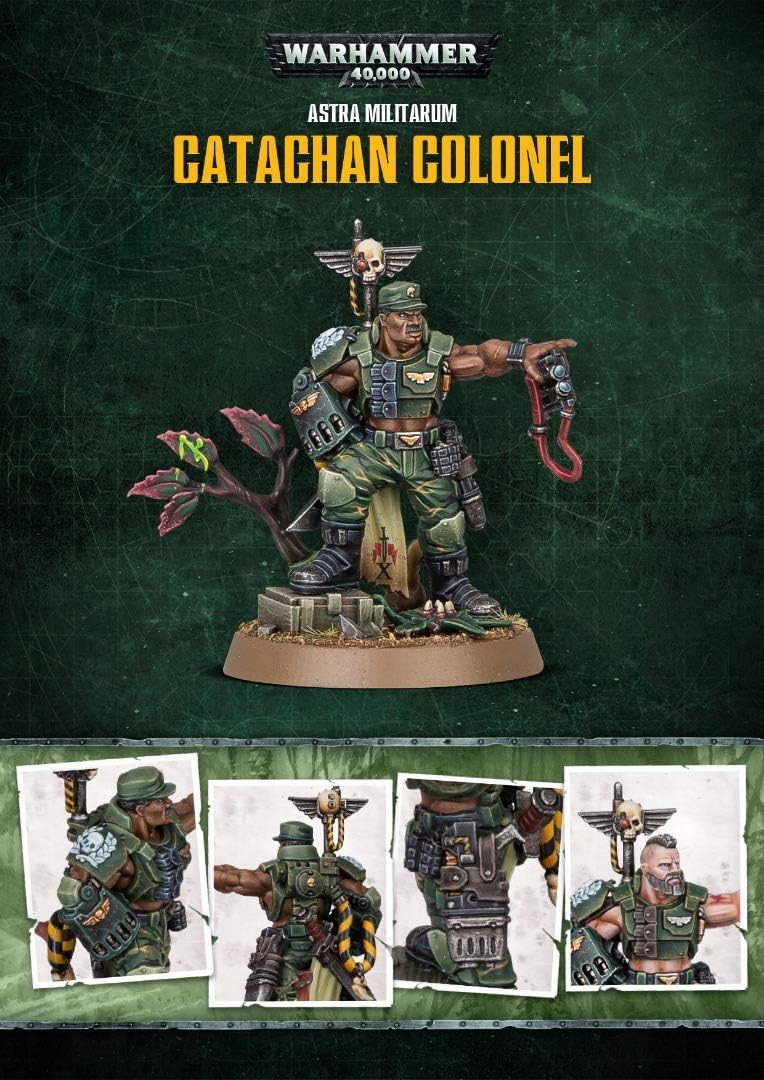 Warhammer 40k - Catachan Colonel Astra Militarum Limitiert