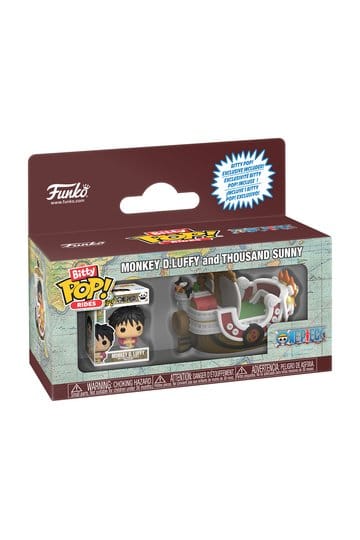 Funko POP! - One Piece Bitty POP! - Thousand Sunny w/Luffy - 2,5 cm