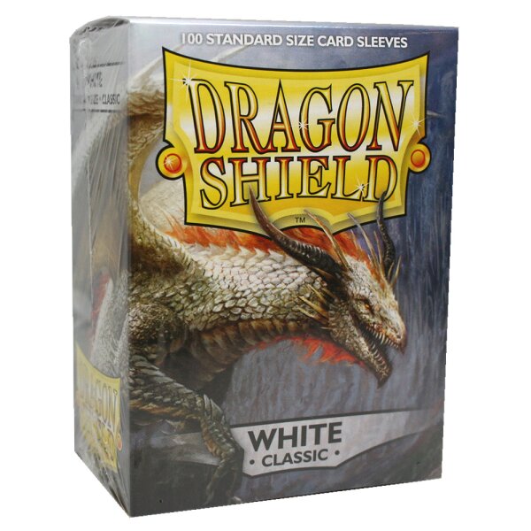 Dragon Shield - White - Classic Sleeves - Standard Size (100)